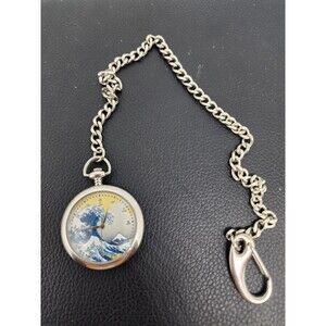The Great Wave Off Kanagawa Pocket Watch Need New Battery